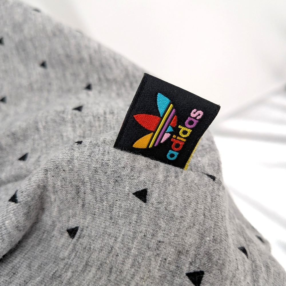 Adidas x Pharrell Williams Trefoil Tee Dress Gray Minimal Streetwear Women's XS - Picture 9 of 9